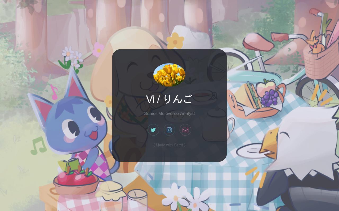 Carrd profile picture for @ringo